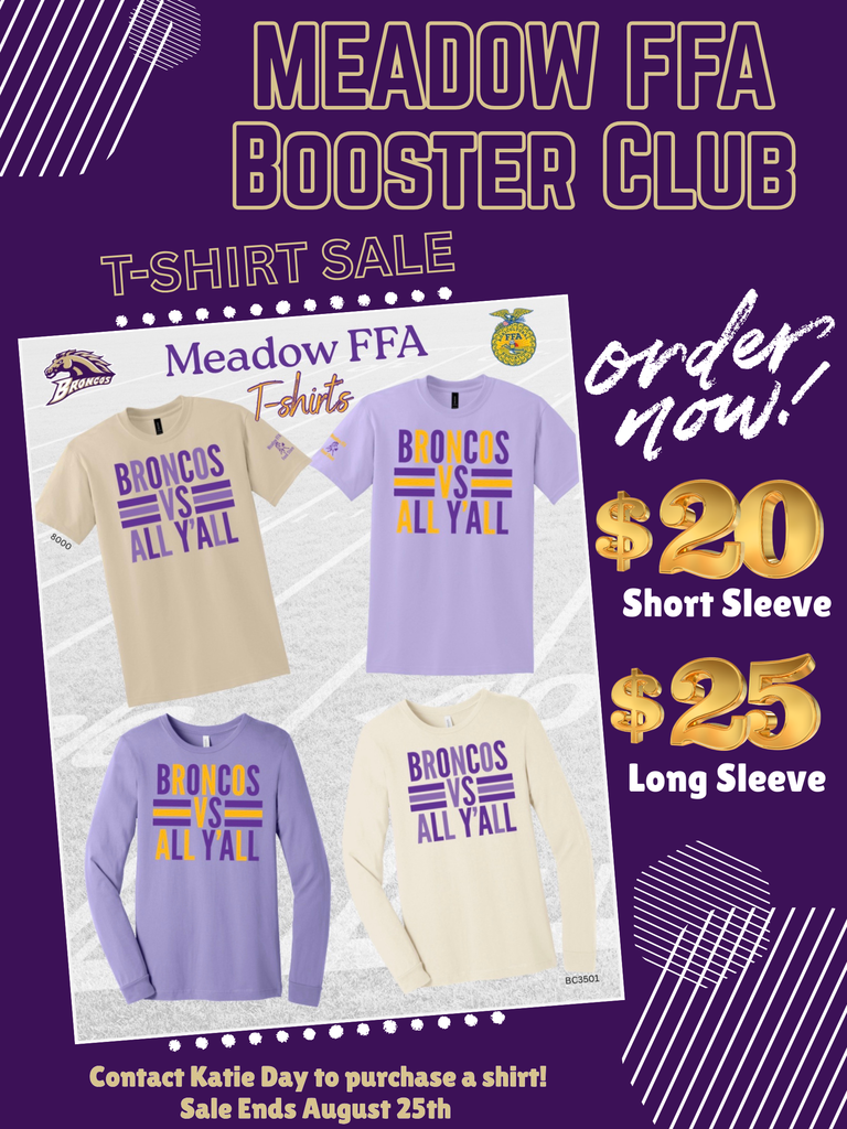 MEADOW FFA Booster Club T-Shirt