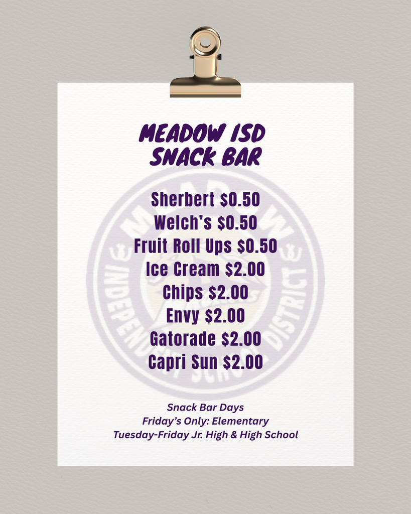 MISD Snack Bar