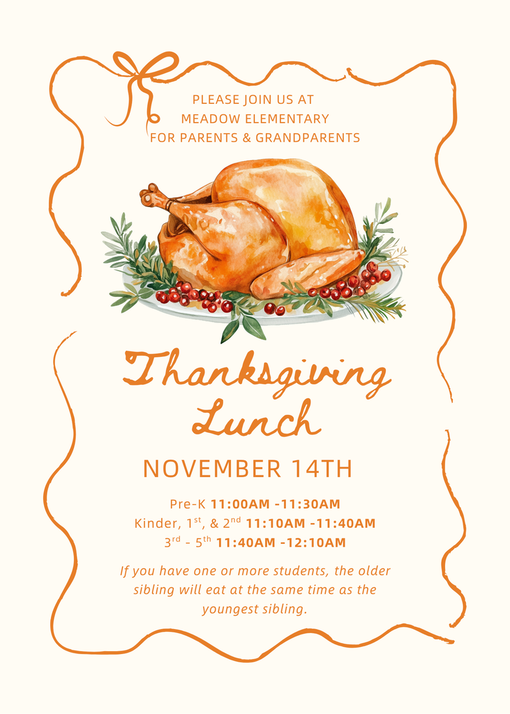 Orange Festive Thanksgiving Dinner Invitation