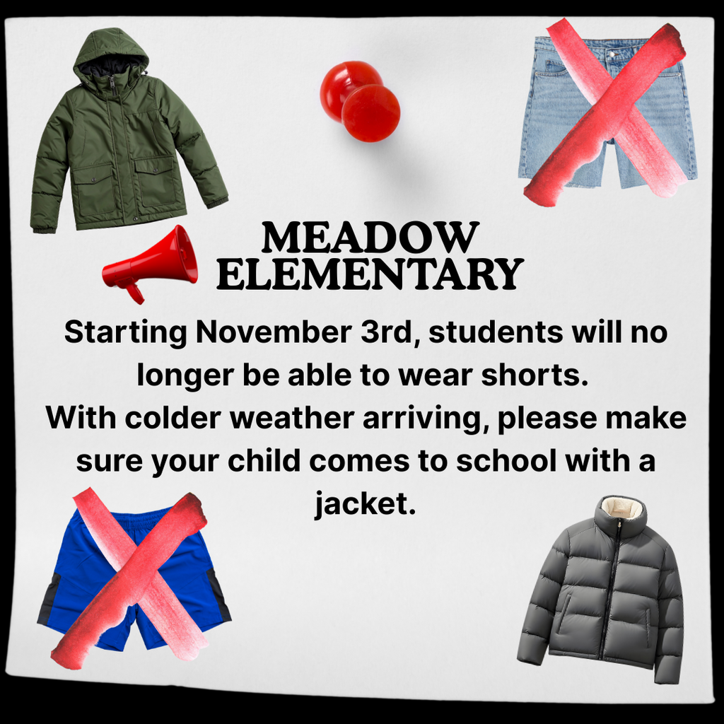 No Shorts & Bring Jackets