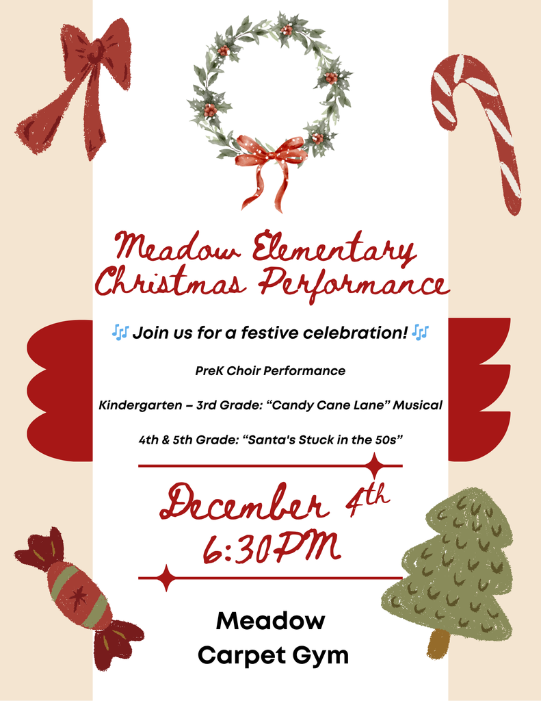 Red and Beige Illustrated Fun Kids Christmas Party Flyer