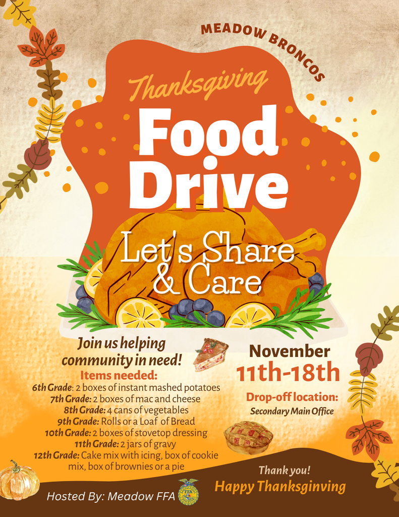 Thanksgiving Food Drive Flyer