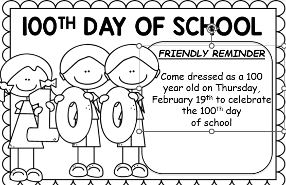 100th day of school 2026