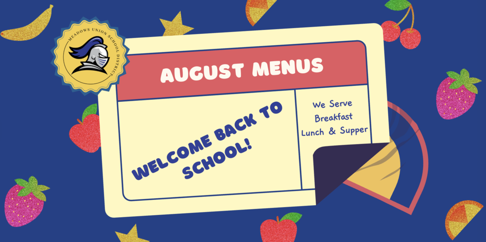 August Menus