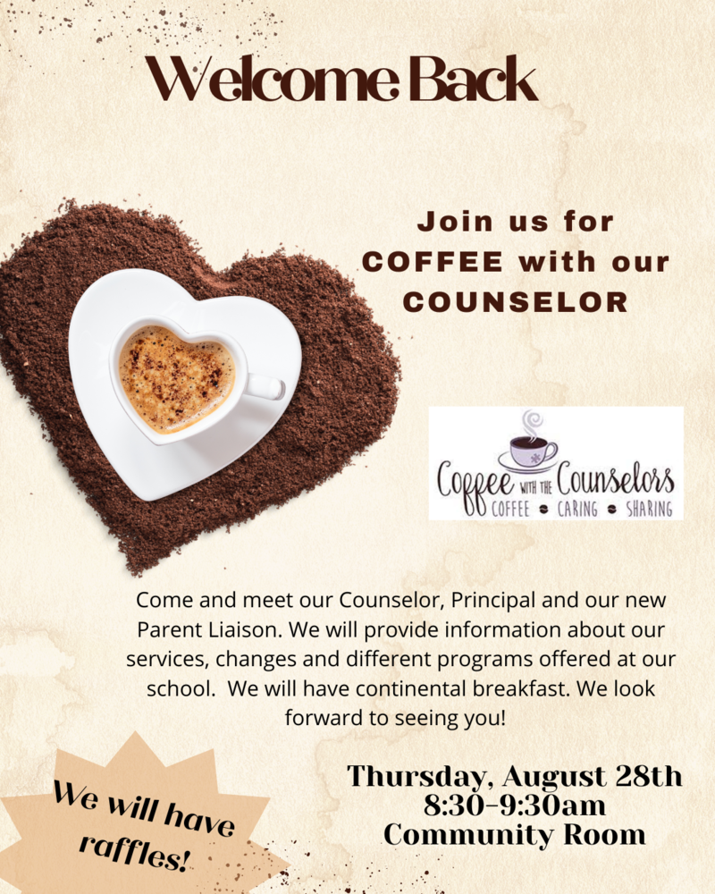 Coffee with our Counselor