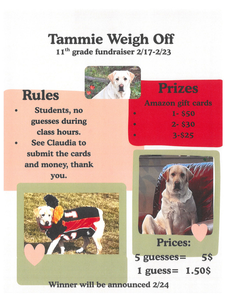 Tammie Weigh Off Fundraiser
