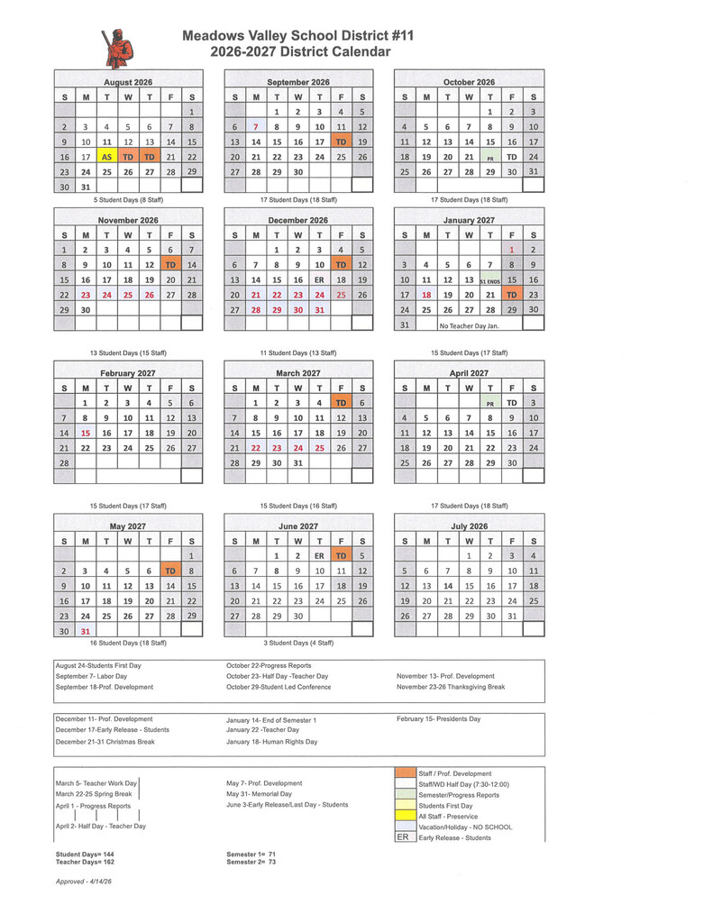 26-27 MV District Calendar