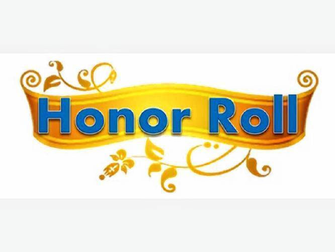 honor roll (blue) ribbon that is yellow. 