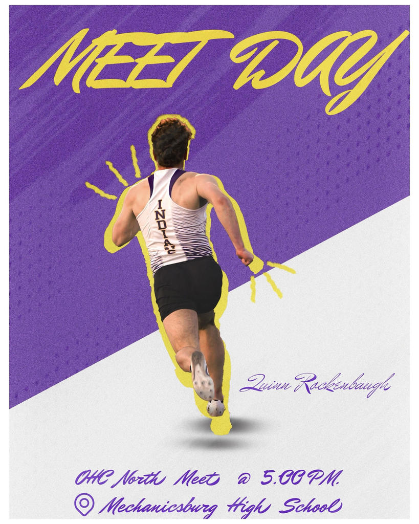 “Our track. Our Rules. OHC North meet 5:00 P.M. Be there!
