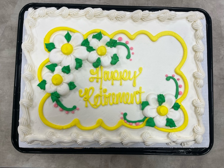 retirement cake