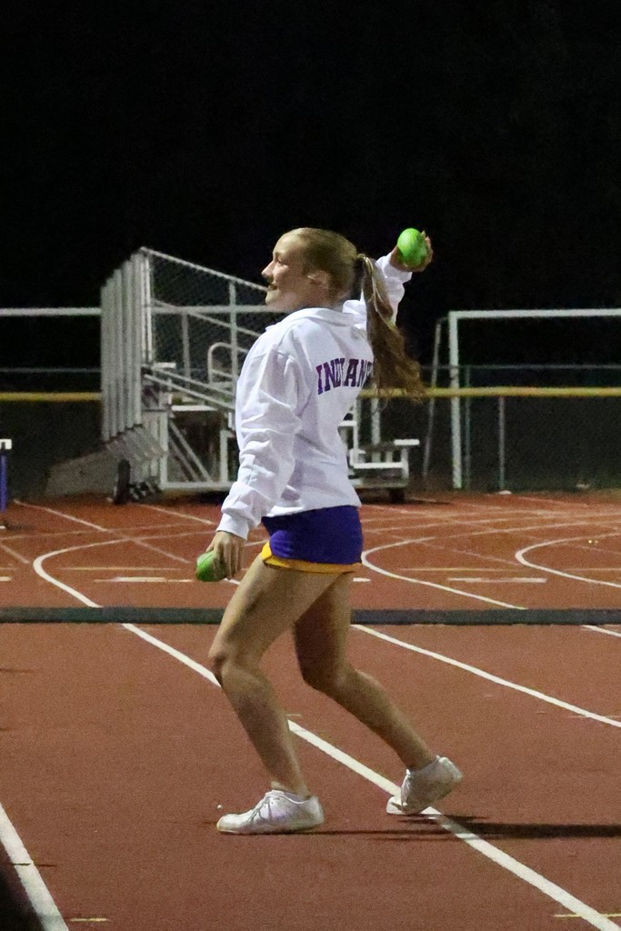 Throwing footballs into the crowd