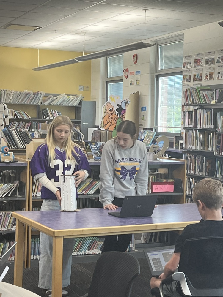 MS Stem activities in the media center