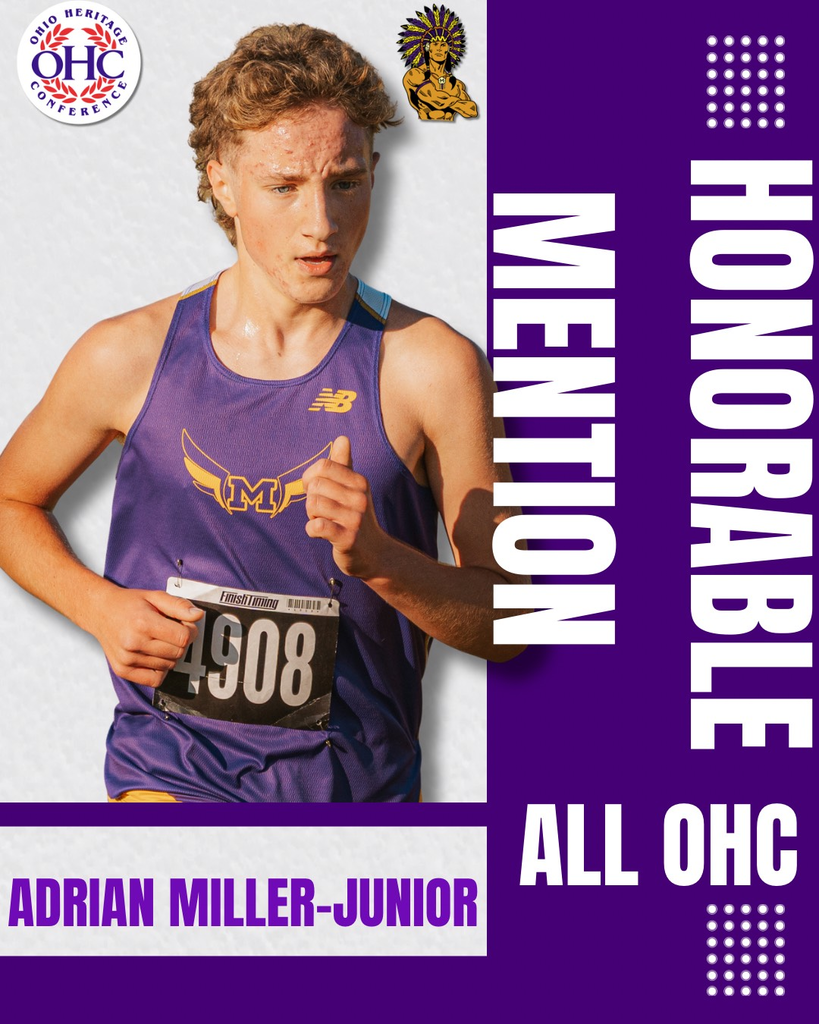 Huge congrats to our Cross Country Team for earning ALL OHC HONORS! Your hard work and dedication paid off. We are so proud! 👟🔥