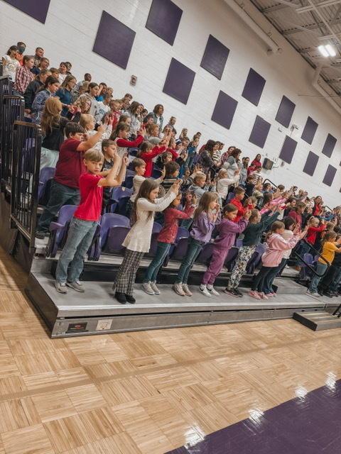 Veterans Day Breakfast and Assembly to honor the brave men and women who have served our nation.
