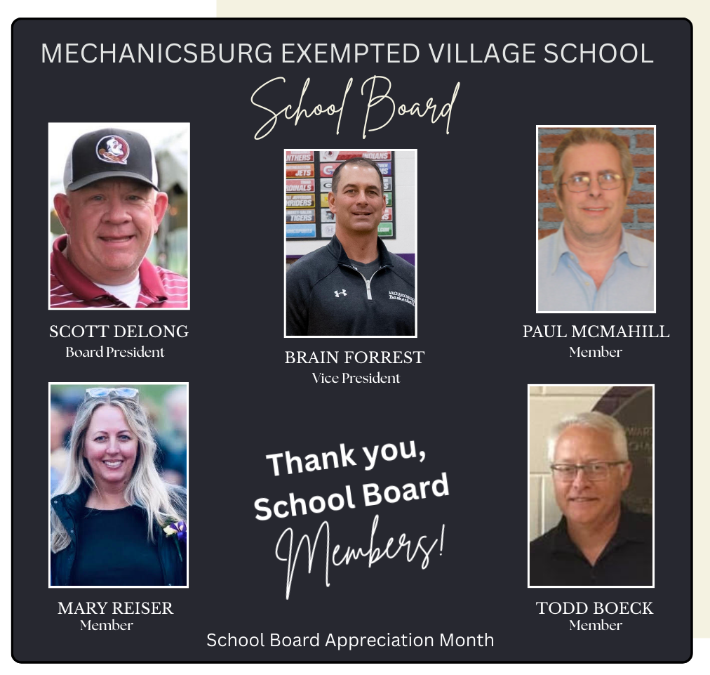 School Board Members - Recognition Month