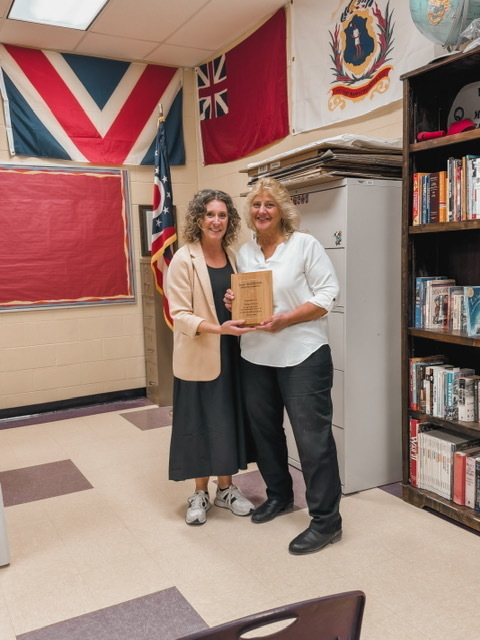 Prohaska and Margie at the Feb. Board Meeting