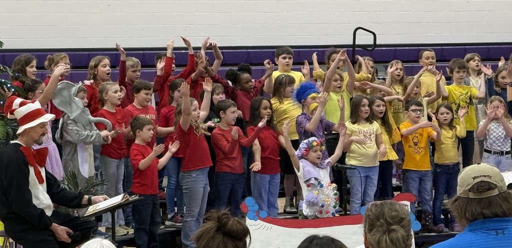 2nd grade Seussical musical 