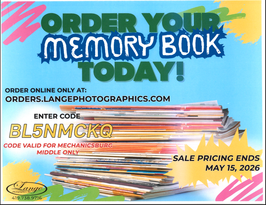 order your yearbook today Sale pricing ends May 15, 2016