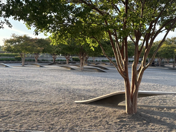 Dinner at Pentagon Mall and then a visit to the Pentagon Memorial. (We have the BEST kids!) 🇺🇸❤️