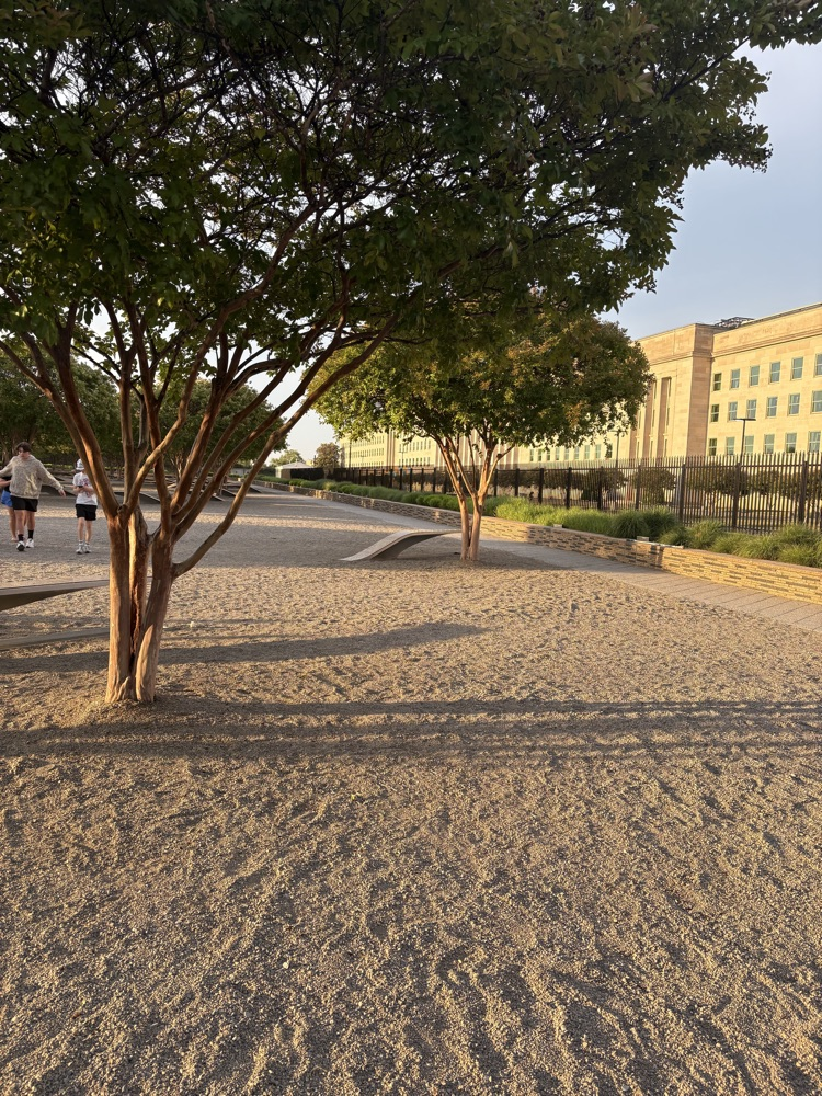 Dinner at Pentagon Mall and then a visit to the Pentagon Memorial. (We have the BEST kids!) 🇺🇸❤️