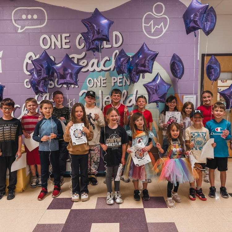 We wanted to take a moment to share a very special celebration from a couple of weeks ago that truly highlights the heart of DWE.  For our final Student of the Month ceremony of the school year, we honored our Most Improved students. This category celebrates the grit, perseverance, and growth that define our "Burg" spirit.  These students modeled the competencies in our Portrait of a Graduate blueprint. As Courageous Characters, they didn’t give up when things got tough, and as Creative Problem Solvers, they showed us the power of learning from mistakes and constantly striving to improve. Whether it was an academic breakthrough or a shift in mindset, their hard work over the course of the year has been incredible to witness.  While this was our last celebration for the year, it was the perfect note to end on. We are so proud of these students and are already looking forward to celebrating even more of our amazing students next year!  Congratulations to our April honorees! 💜🏆