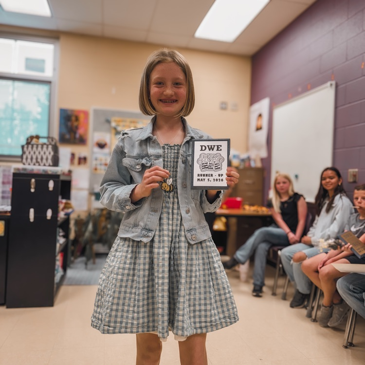 🐝 The buzz was back at DWE! We recently brought back our Spelling Bee for grades K-5, and it was such a joy to see our students' bravery in action.  These "Burg" spellers shined as Courageous Characters and Confident Communicators. They showed true grit by stepping up to the challenge and modeled what it means to be Accountable Leaders by working hard to prepare.  We are so proud of every student who participated and can’t wait to keep this tradition going next year! 🏆