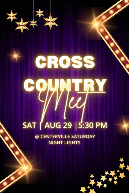 📢 Get Ready to Run! 🏃♂️💨 Join us for the Centerville Saturday Night Lights Cross Country Meet! The energy will be electric, and we need you there to cheer on the runners as they race under the lights. 🌟👟 📅 When: Saturday, August 29 ⏰ Time: 5:30 PM 📍 Where: Centerville Mark your calendars, bring your friends, and get ready for a memorable night of speed and competition. You don't want to miss this! 🔥 #CrossCountry #XCMeet #RunnersOfInstagram #CentervilleEvents #SaturdayNightLights #RunningCommunity #RaceDay #TrackAndField #SupportLocalSports