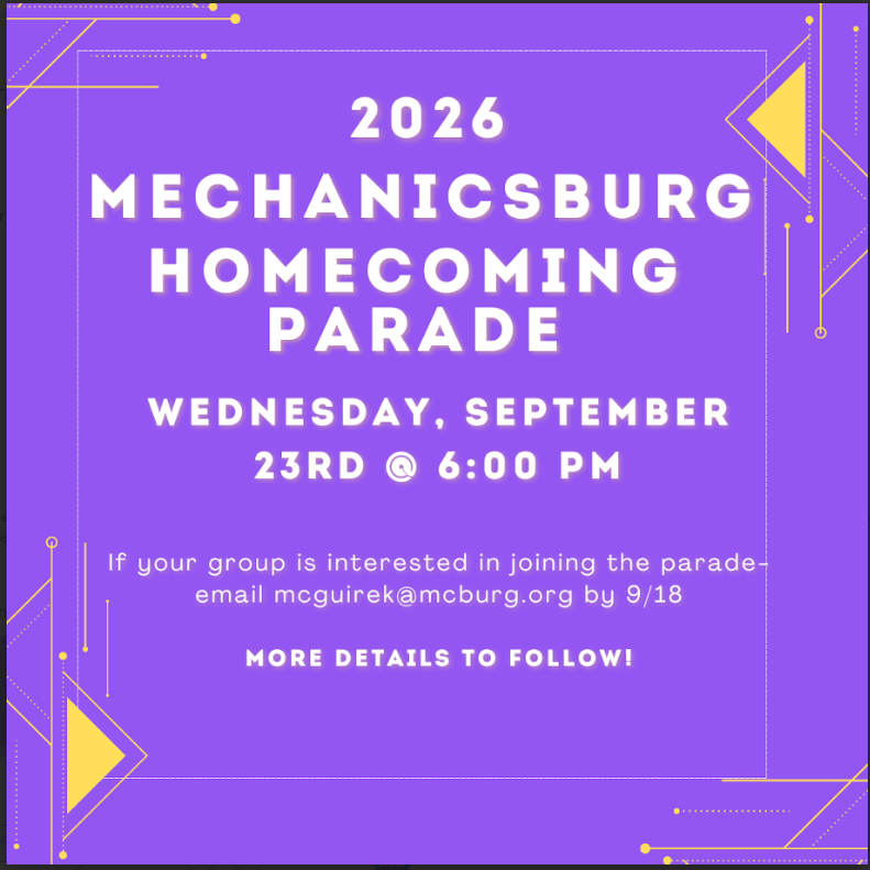 2026 Homecoming Swptember 23rd at 6pm 