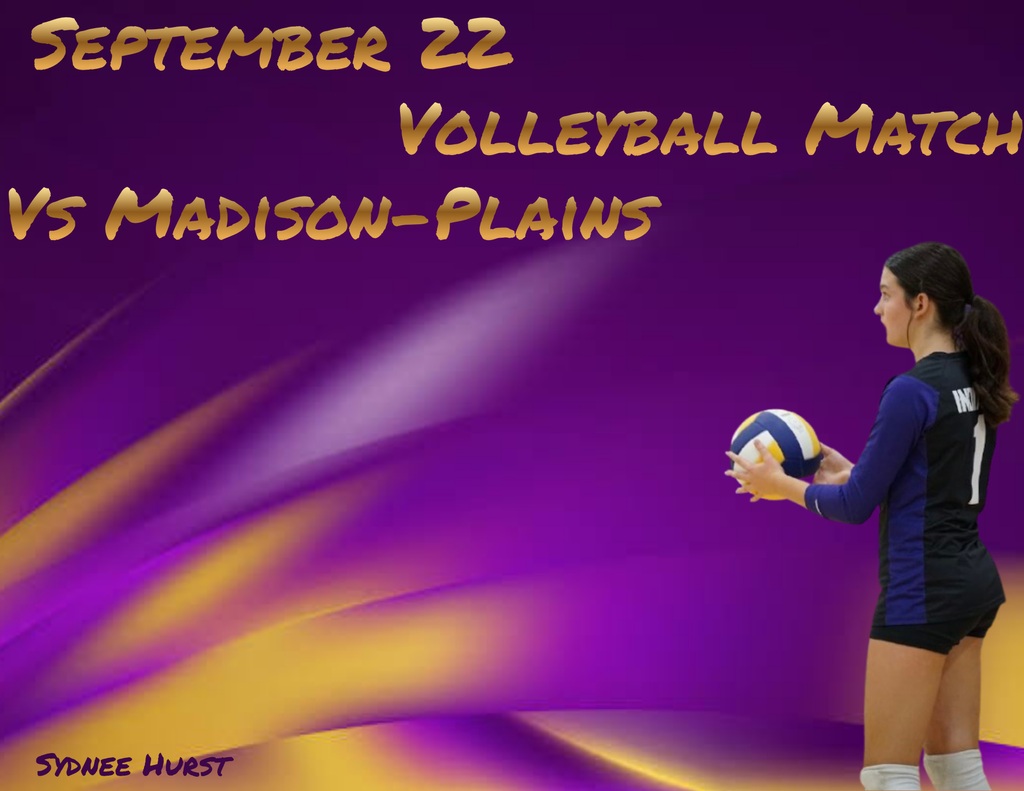 🚨 VOLLEYBALL GAMEDAY TODAY 🚨 🏐 Mechanicsburg vs. Madison-Plains ⏰ JV @ 5:30 PM | Varsity @ 7:00 PM 📍 Mechanicsburg High School Come out, pack the stands, and cheer on the Lady Indians tonight! 💜🏐 #GoBurg #LadyIndians #HighSchoolVolleyball #OHSAA