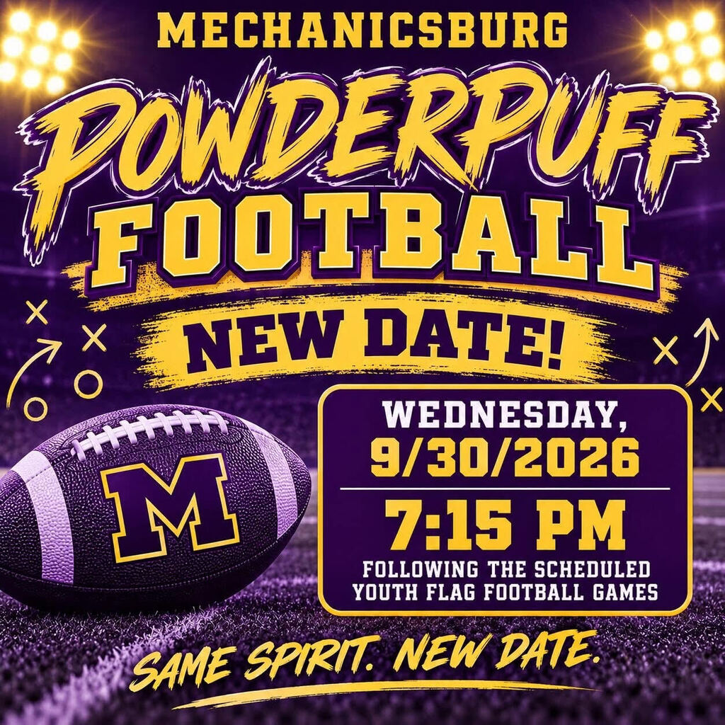 Powderpuff Football Date Change 9/30/2026 7:15pm