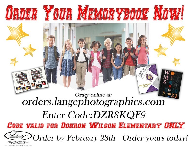 Dohron Wilson Online Memorybook Ordering