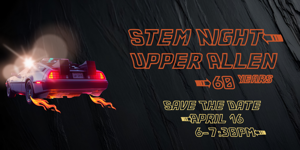 back to the future car introducing STEM night