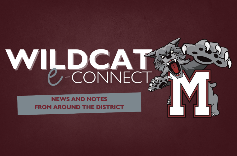 Maroon header that says "Wildcat e-Connect: News and Notes from Around the District"