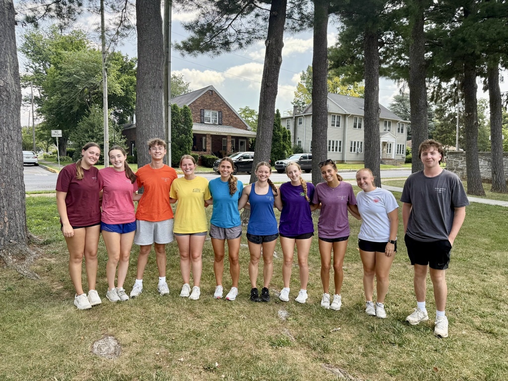 Group of student camp counselors