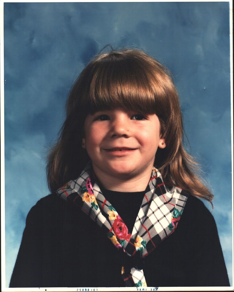 Young girl's school picture