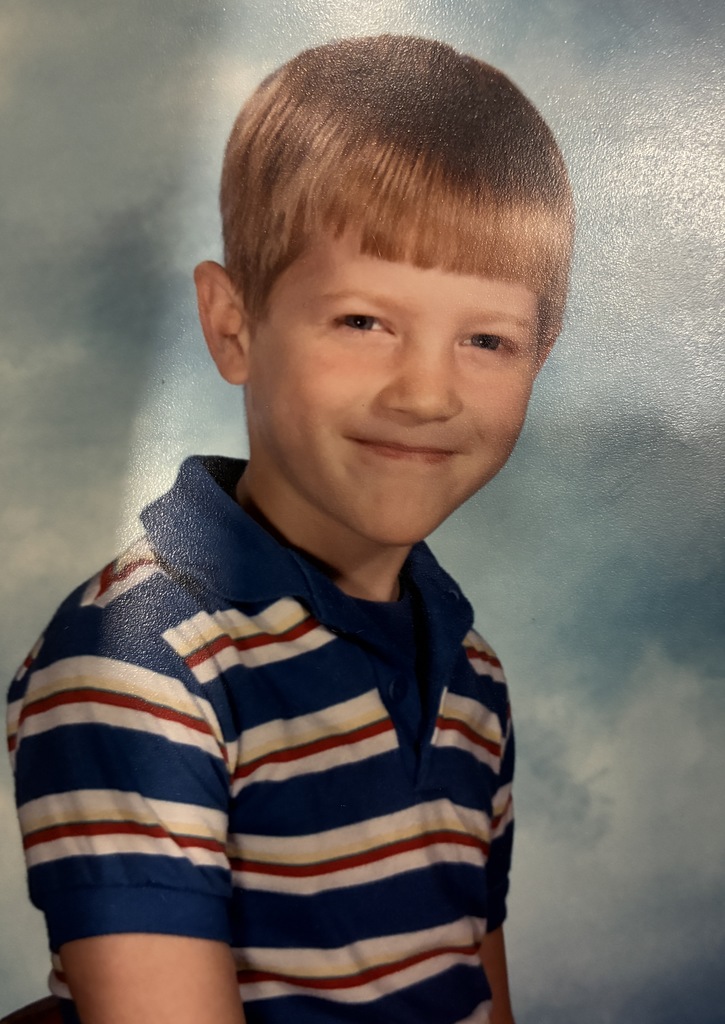 Young boy's school picture