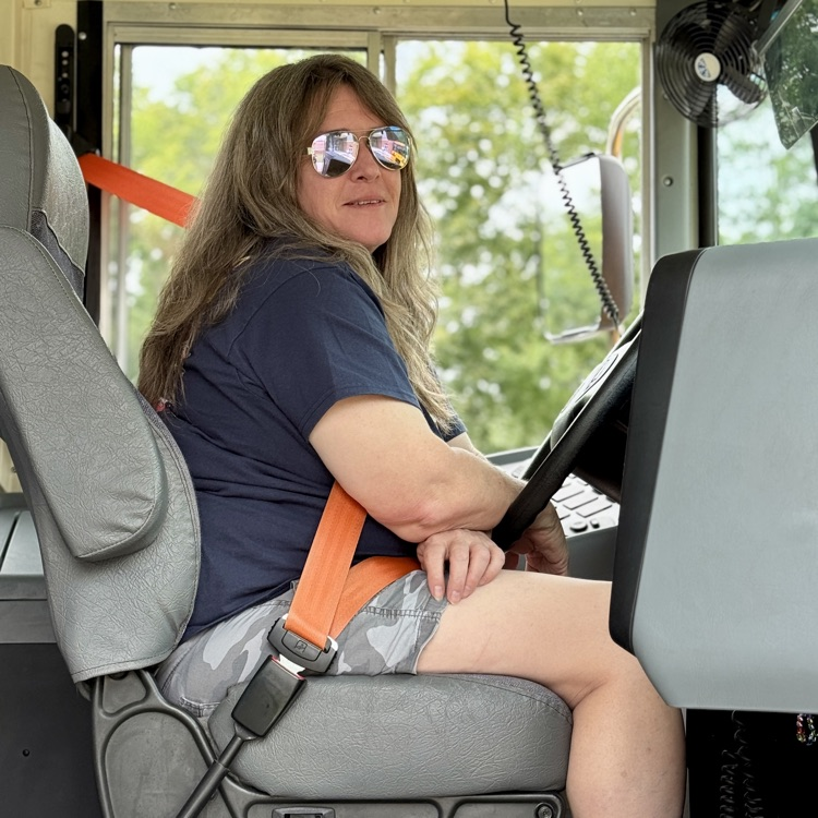 bus driver on the bus