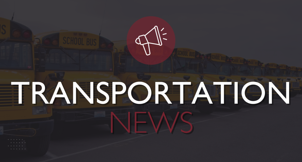 Transportation news graphic