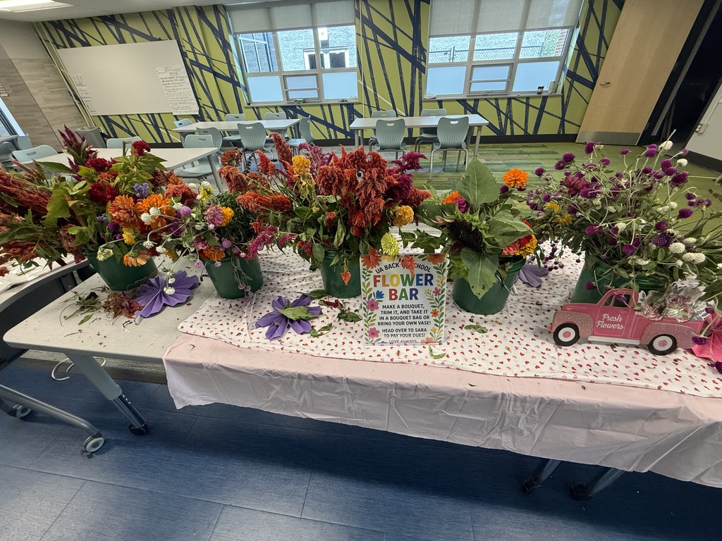 A table of flowers