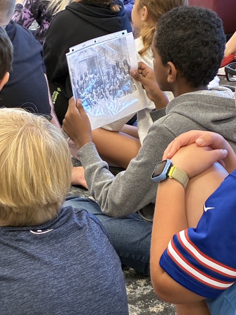 Students learn about the Carlisle Indian Boarding School.