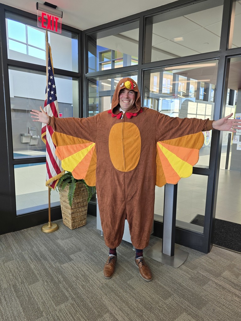 Principal in his Turkey Costume