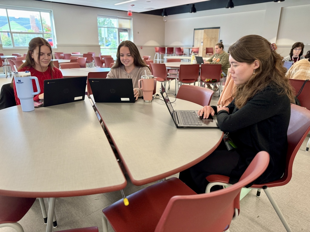 Staff members collaborating during professional development.