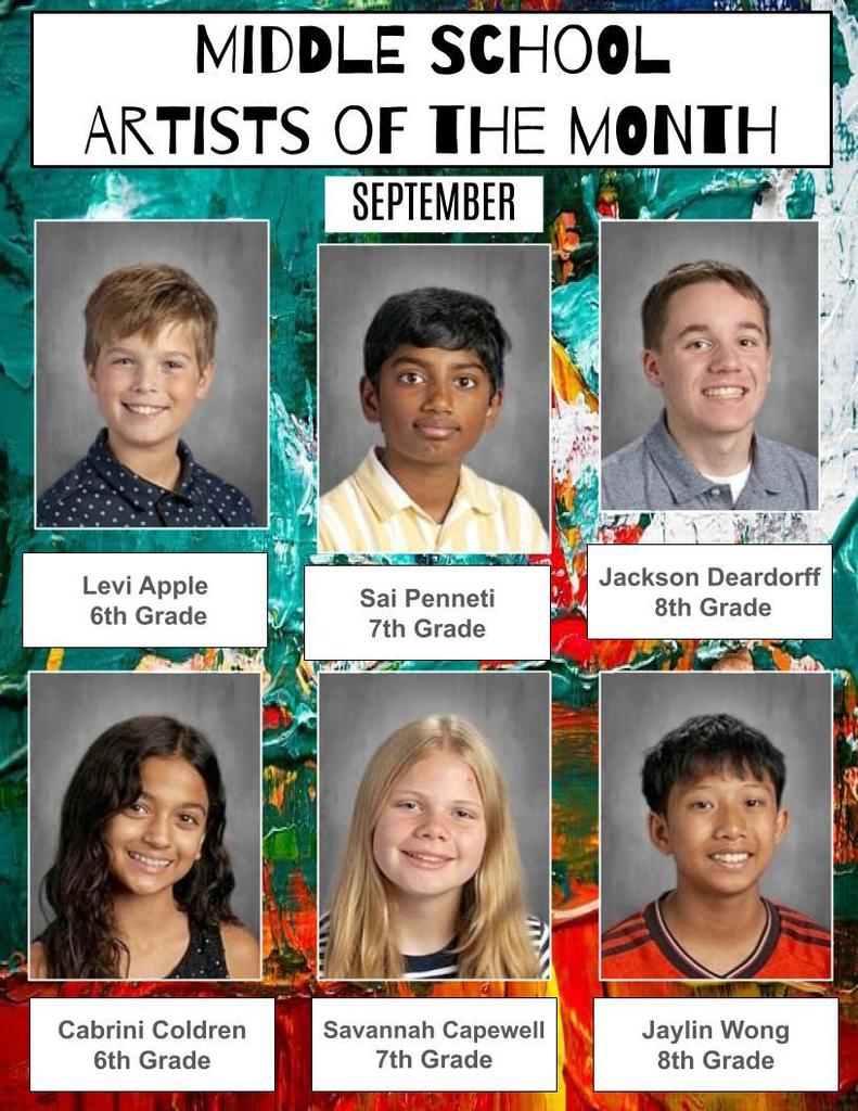 Collage of photos of student headshots.