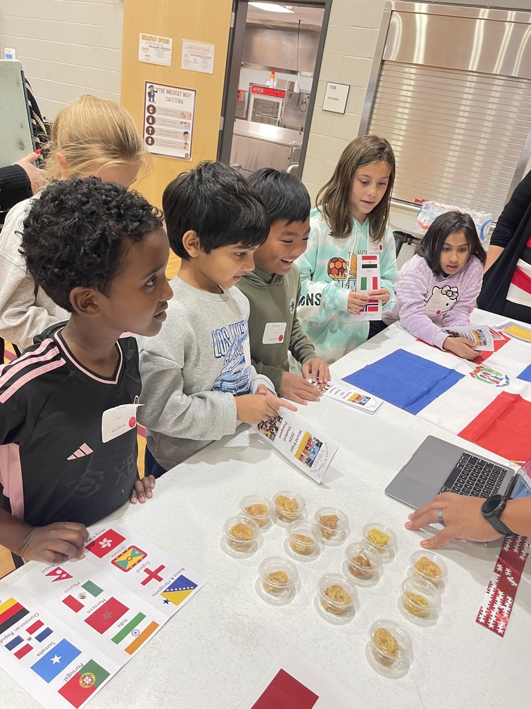 Students participate in a World Expo Day.