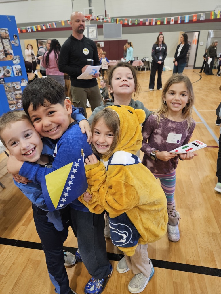 Students participate in a World Expo Day.
