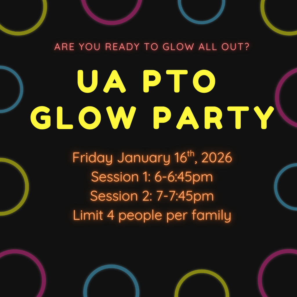 neon graphics for glow party