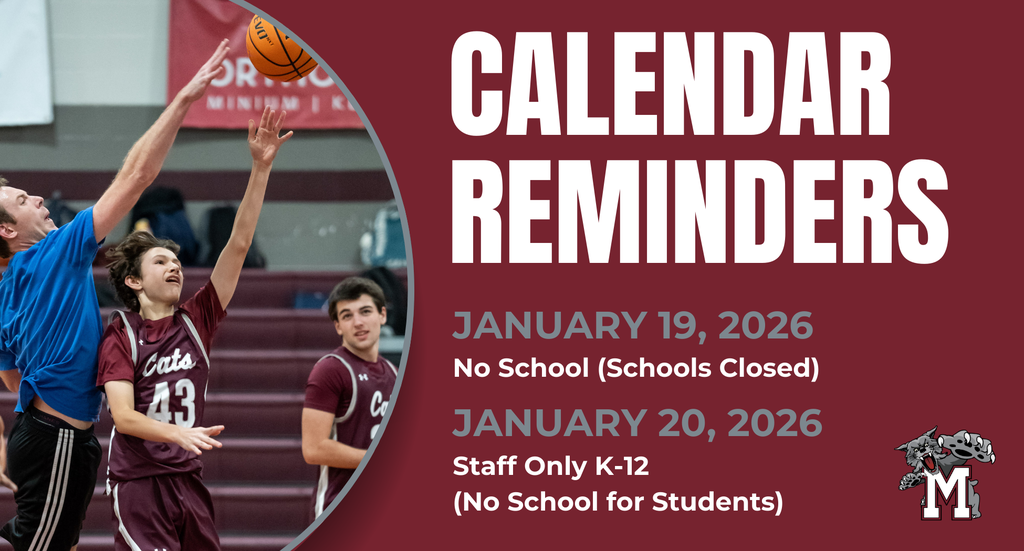 A graphic that provides calendar reminders.