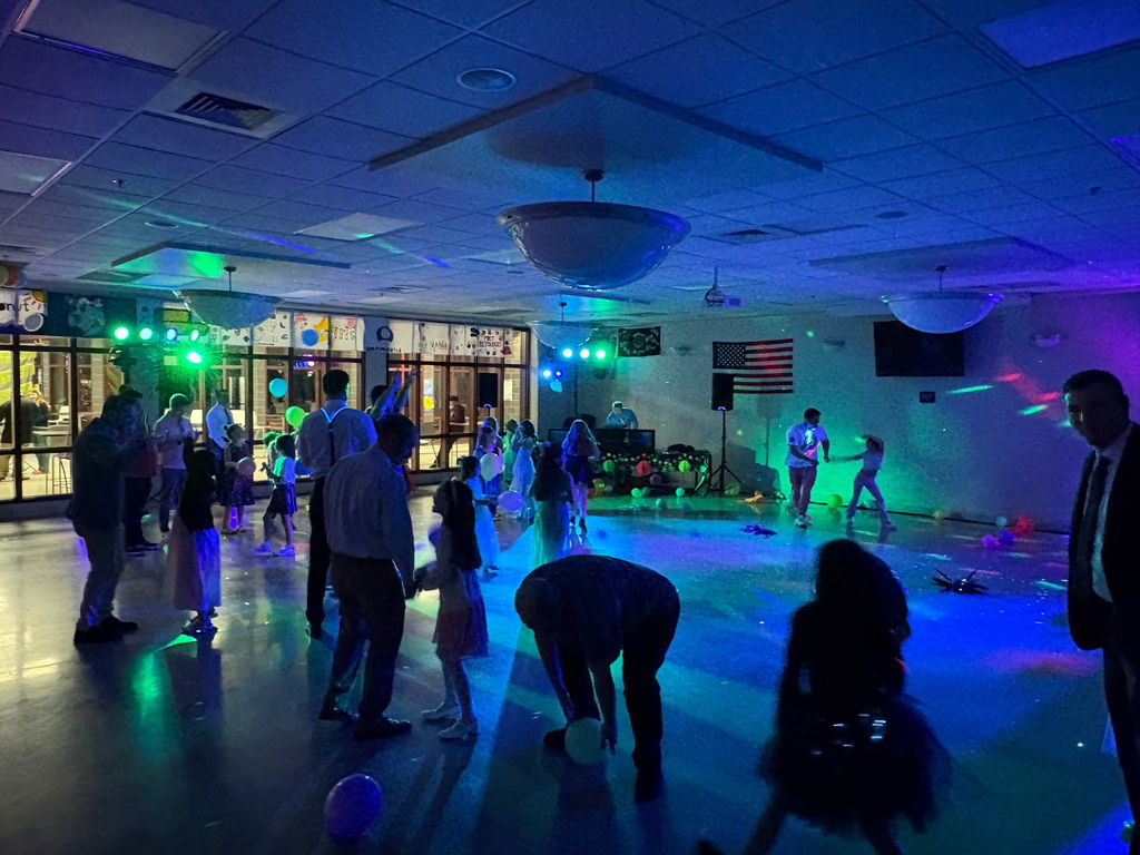 A dance with a glow in the dark theme.