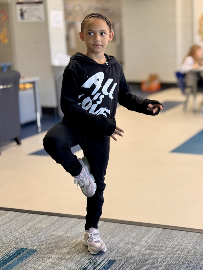 A young student practices Yoga.