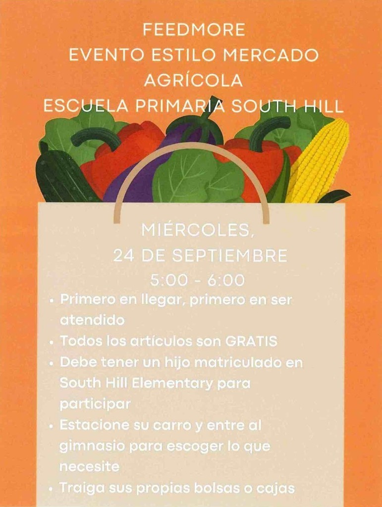 Feedmore flyer in Spanish